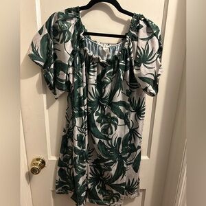 H&M tropical beach vacation‎ dress medium